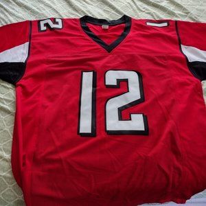 Mohamed Sanu Autographed/Signed Jersey JSA Atlanta Falcons Red